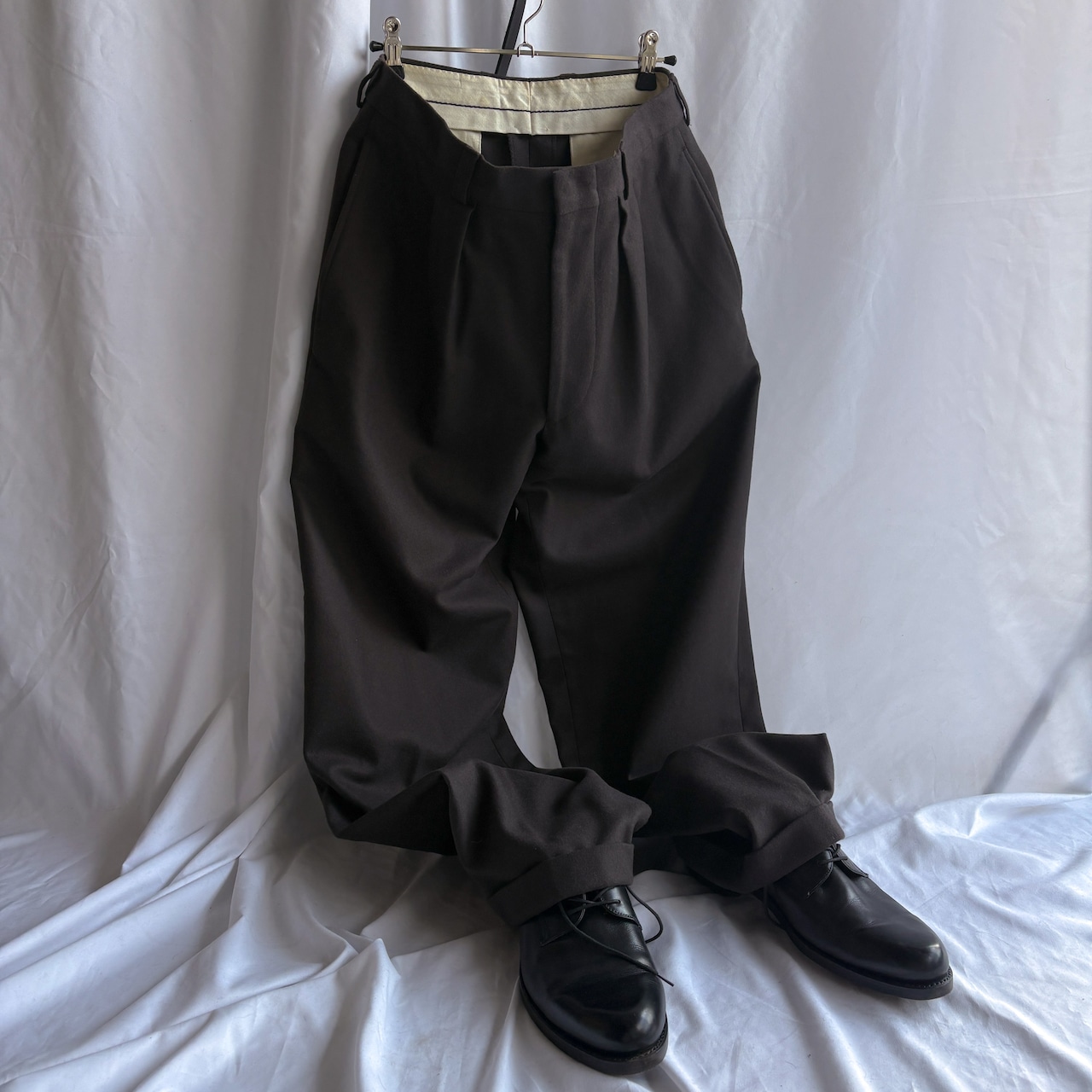 GIORGIO ARMANI 'Unique Pants' Wool Trousers