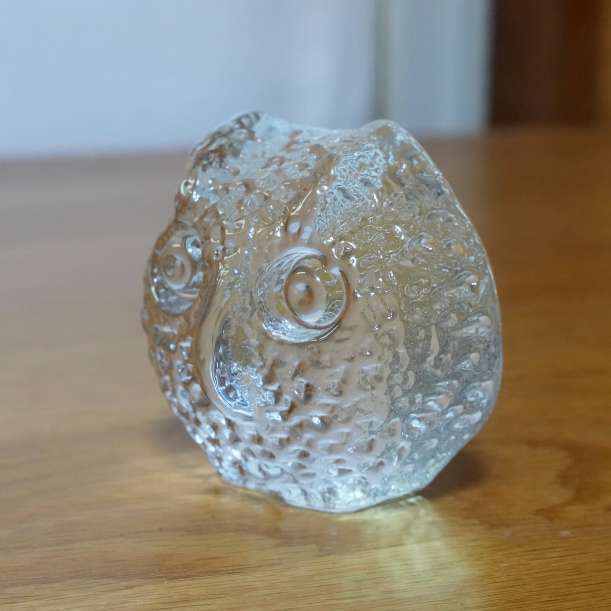 Eda Kristall Nya Glasbruket クリスタルのフクロウ | TORi loppis