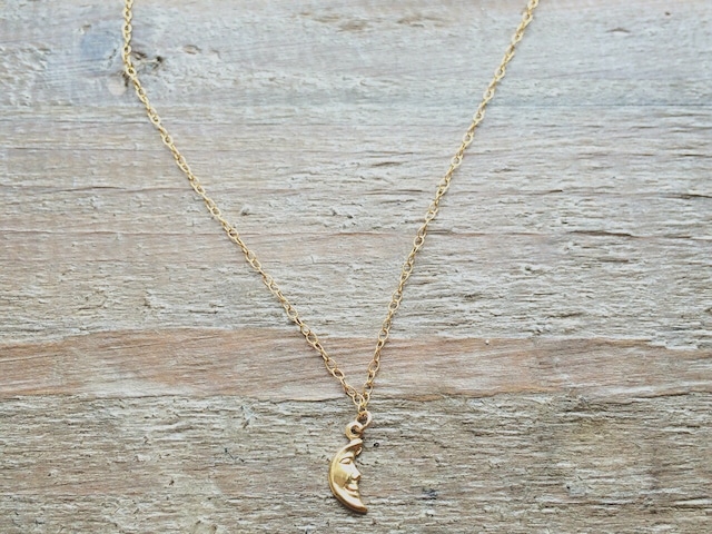 14kgf necklace ”moon”