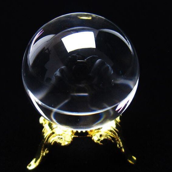 水晶 丸玉 ブラジル産 24mm 一点物 141-6431