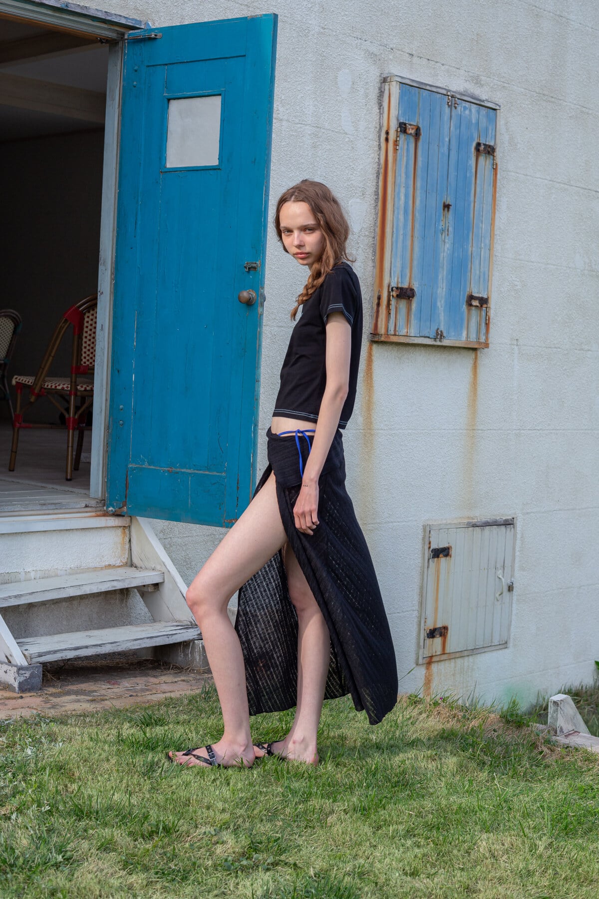 【美品】Martin Kim ブラックスカートS 中古・古着通販】matin kim (マーティン・キム) ナイロンカーゴ