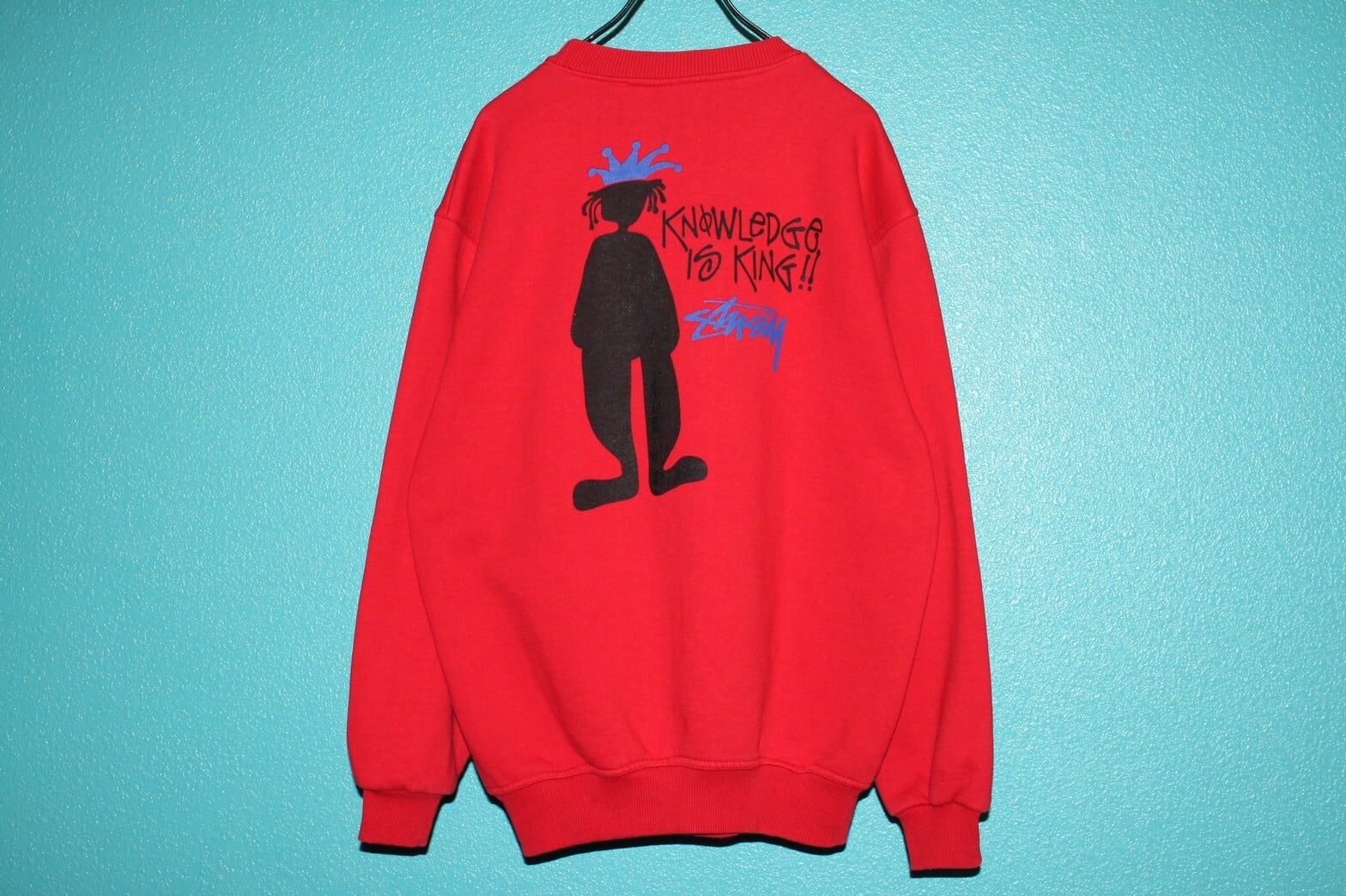 STUSSY シャドーマン スウェット グリーン 90s USA製 USED STUSSY シャドーマン スウェット グリーン 90s USA製 USED
