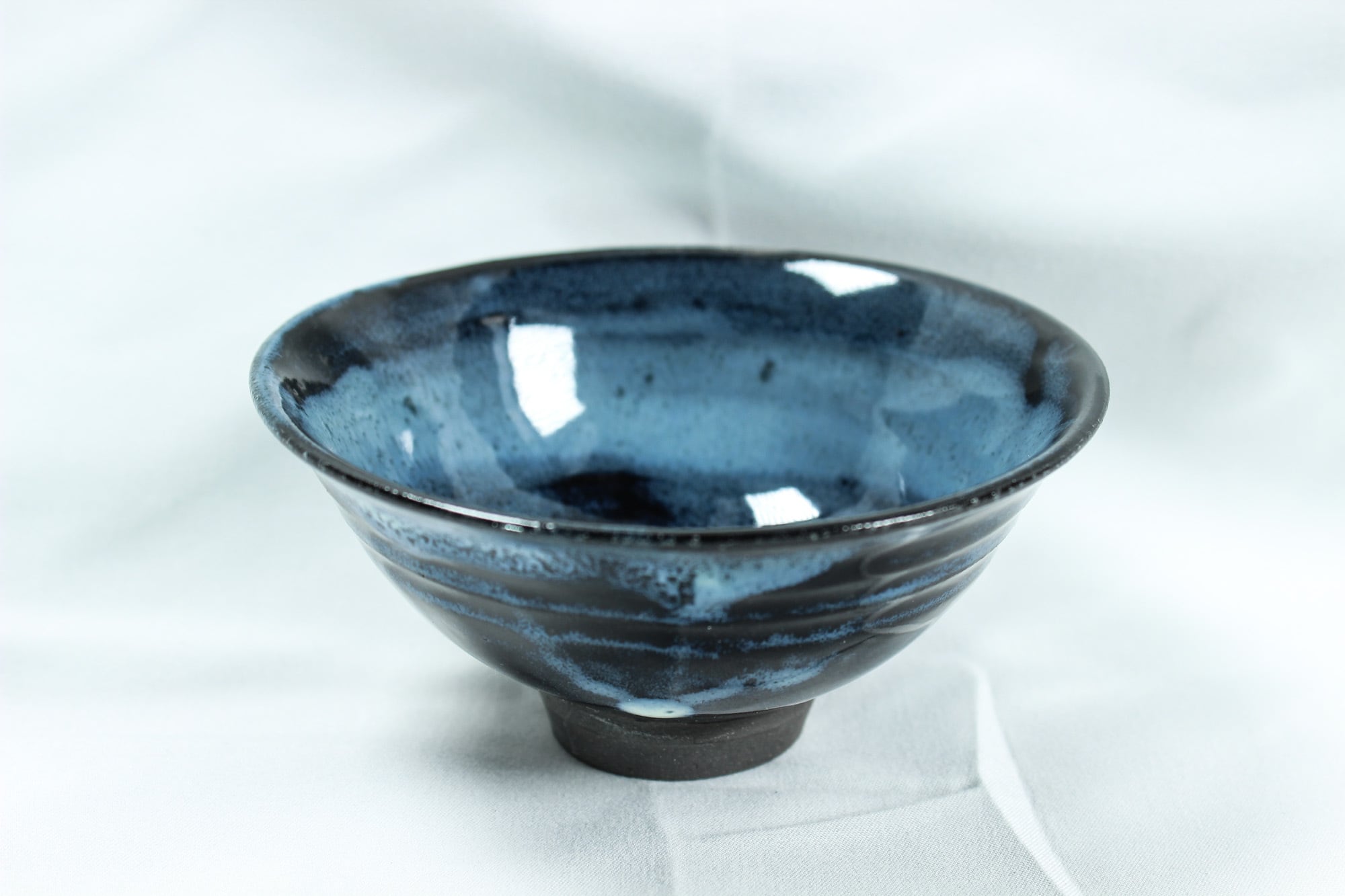 青梅芳茶碗 Shimizu Uichi 清水卯一, Chawan Setsugekka rengge 雪月花蓮華茶碗