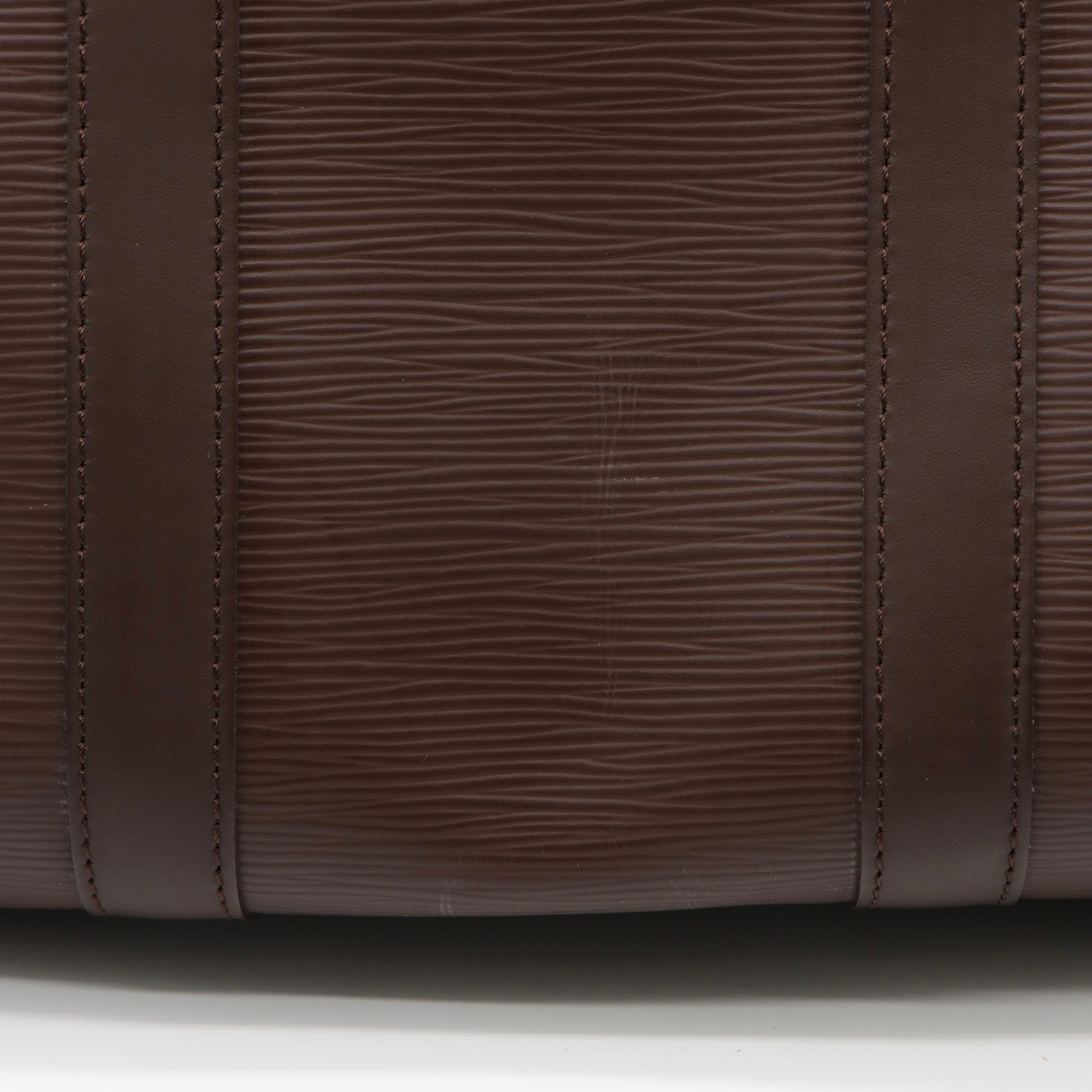 Louis Vuitton エピ キーポル バンドリエール45 ボストンバッグ