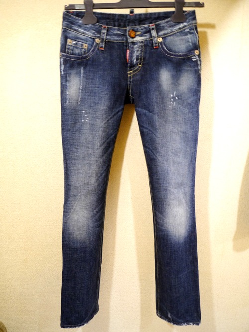 美★DSQUARED2 ディースクエアード ダメージ加工 デニムSLIMJEAN★