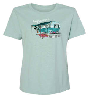 送料無料　USA  VFL WOMENZ  Happy Camper TEE  Style 40024