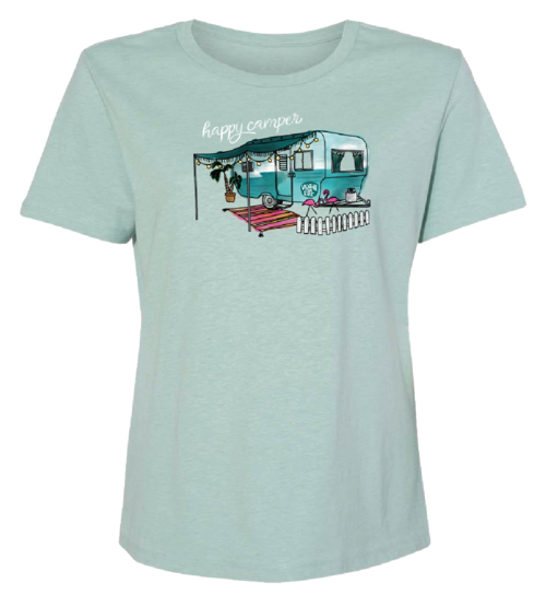 送料無料　USA  VFL WOMENZ  Happy Camper TEE  Style 40024