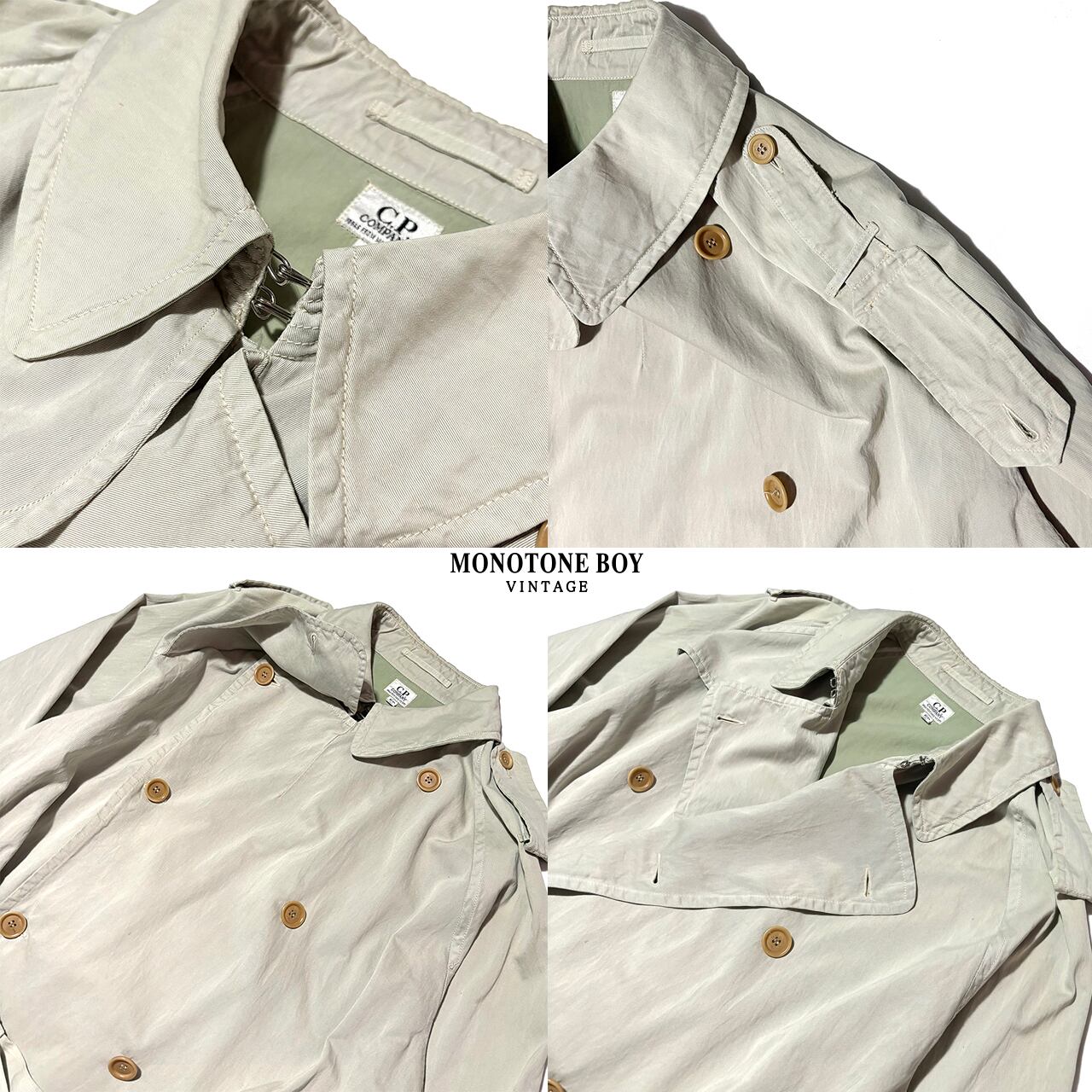 C.P. COMPANY Early 90'S Trench Coat Idea from Massimo Osti