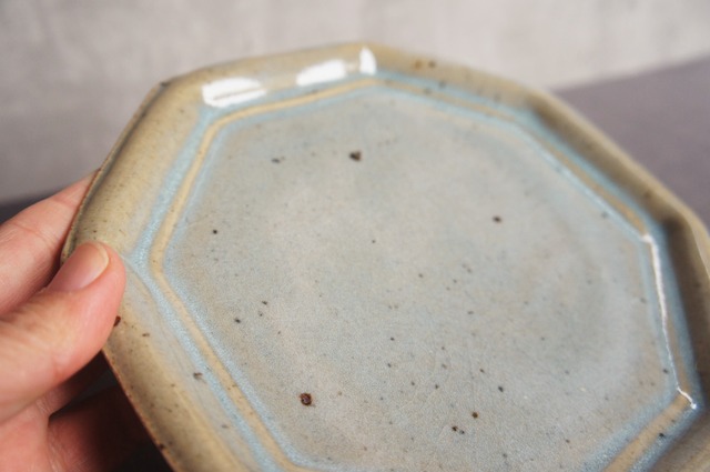 熊本天草：陶房スイさん　８角プレート（大）