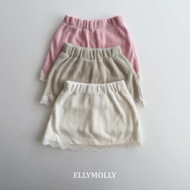 «sold out»«ジュニアサイズあり»«elly molly» エミリアイレットスカート 3colors