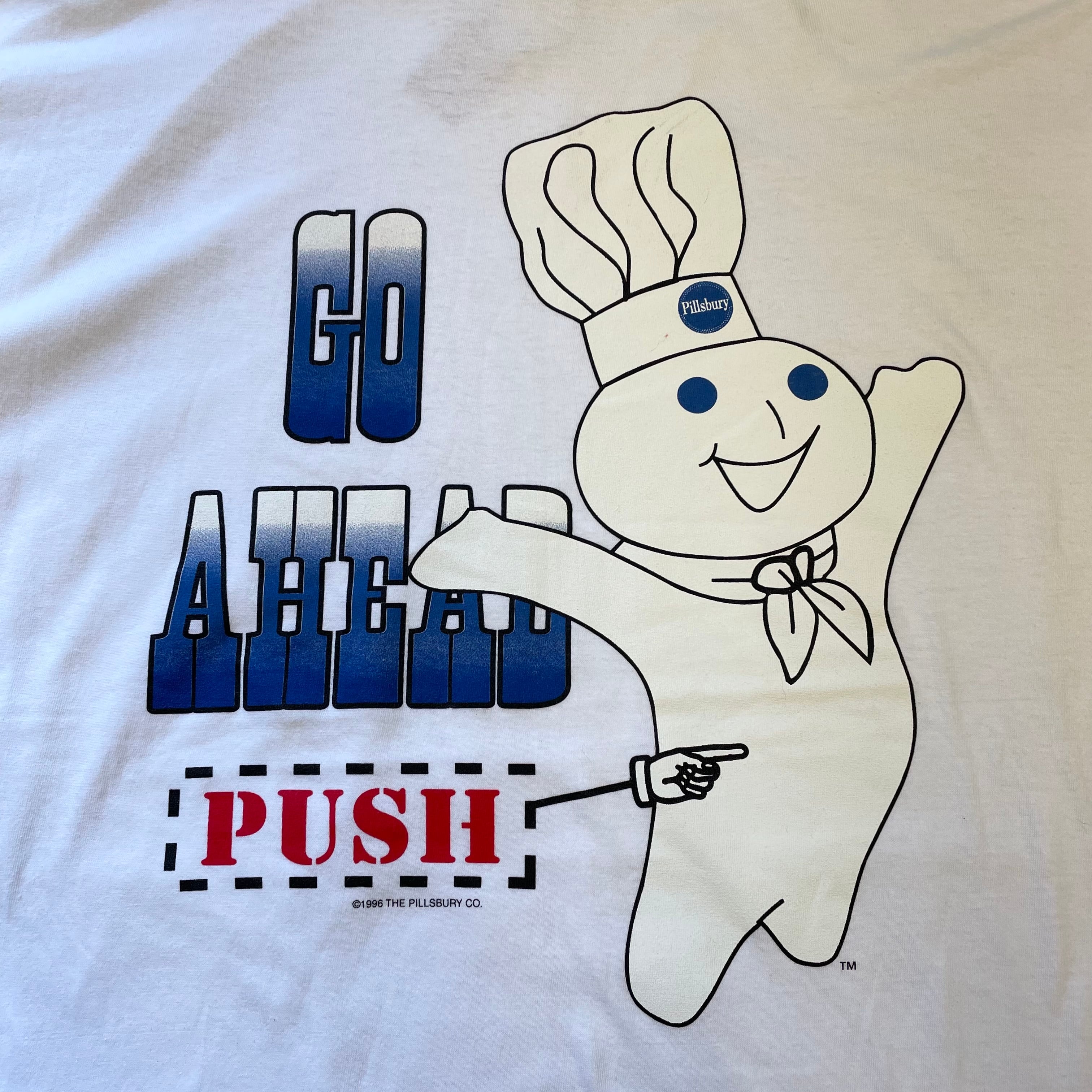 レア90s pillsbury dough boy Tシャツ USA製 シングル - Tシャツ 