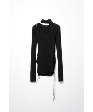 【26AW】MUKCYEN ムッシャン /  トップス / skin wrap core top M269TS06