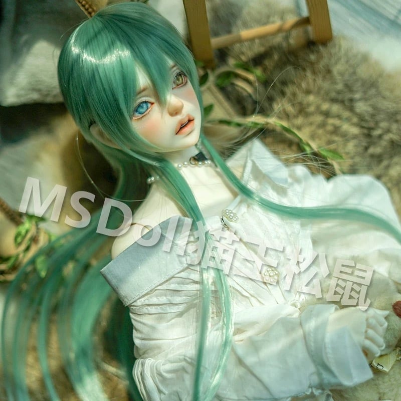 セットウィッグ 前髪あり BJD 1/3 1/4 1/6 かつら 耐熱 ヘッド パーツ