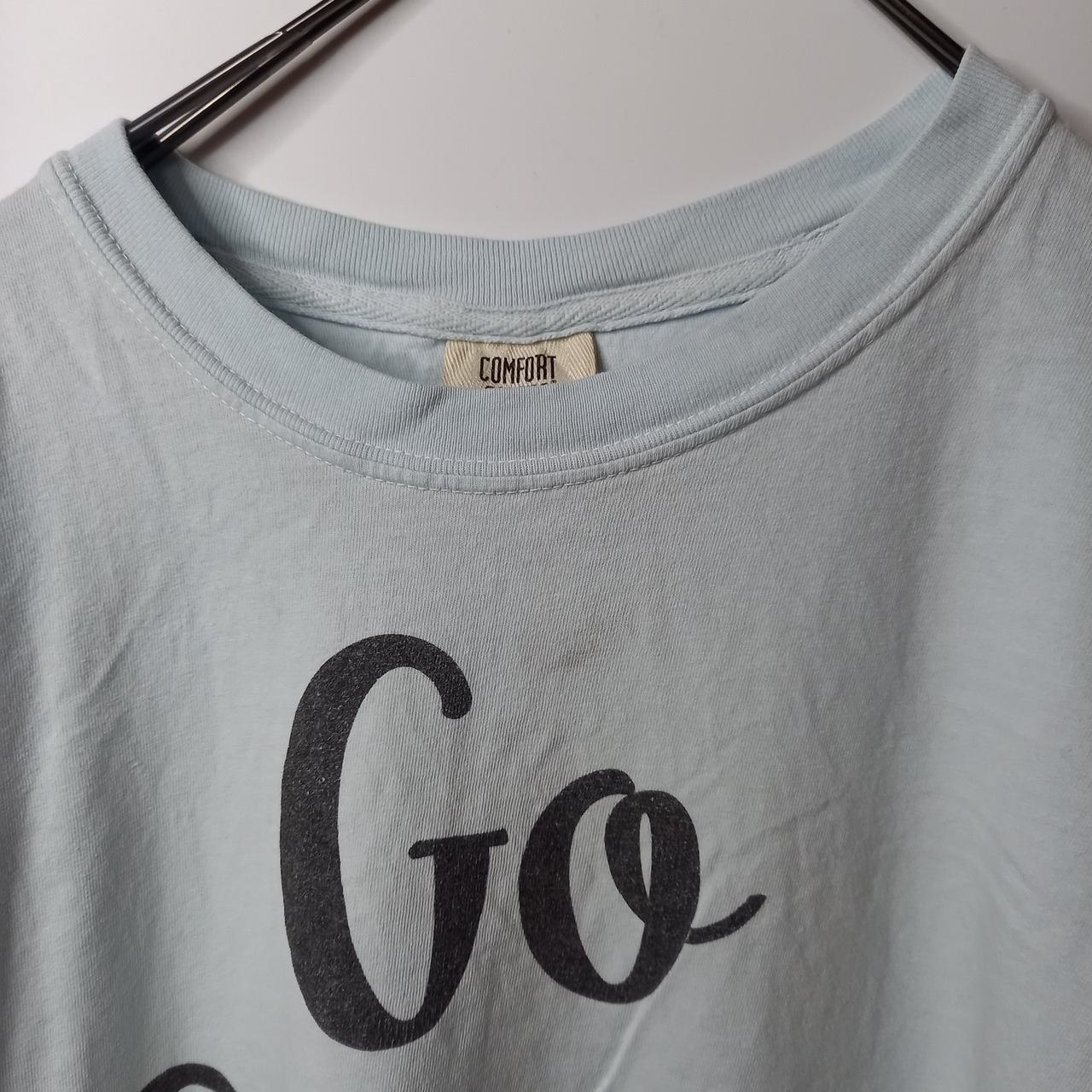 COMFORT COLORS　クルーネック　プリントTシャツ　リングスパン　M