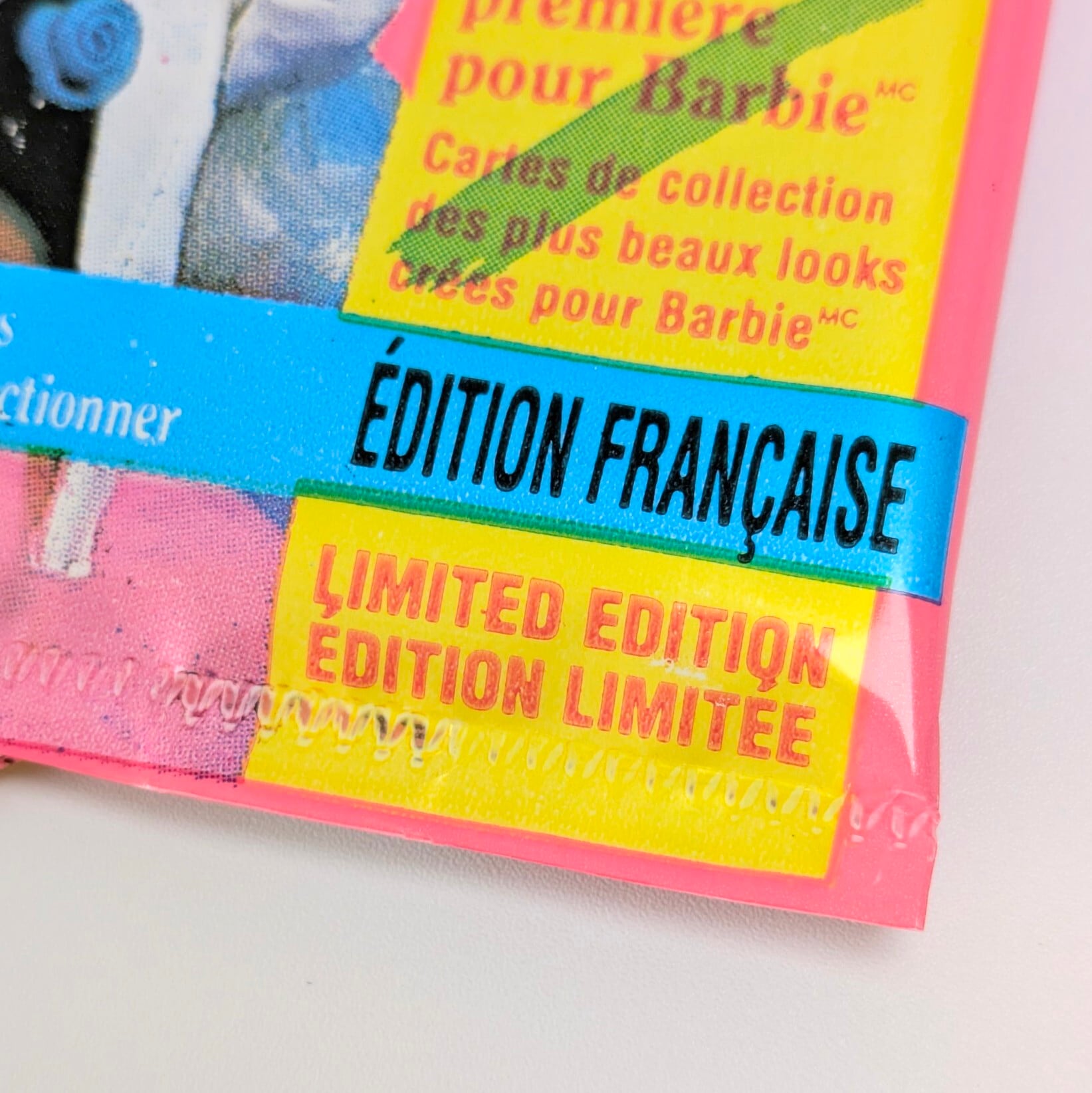 ☆送料無料！☆ VINTAGE 1991 CANADA PANINI【 Barbie Collectible  ACTION FRANÇAISE Limited Edition （バービー コレクタブル アクション フランス語限定版） 】VINTAGE トレーディングカード単品 （1個=8CARDS）〚アメリカン雑貨 アメトイ〛