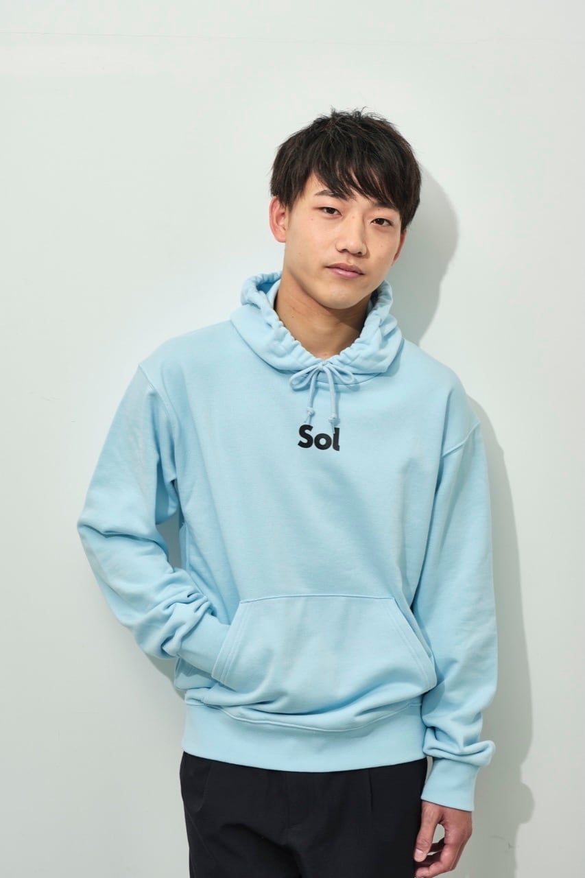 絵師トモミイラスト マリリンモンロー青 パーカー(ブルー) | SolSol