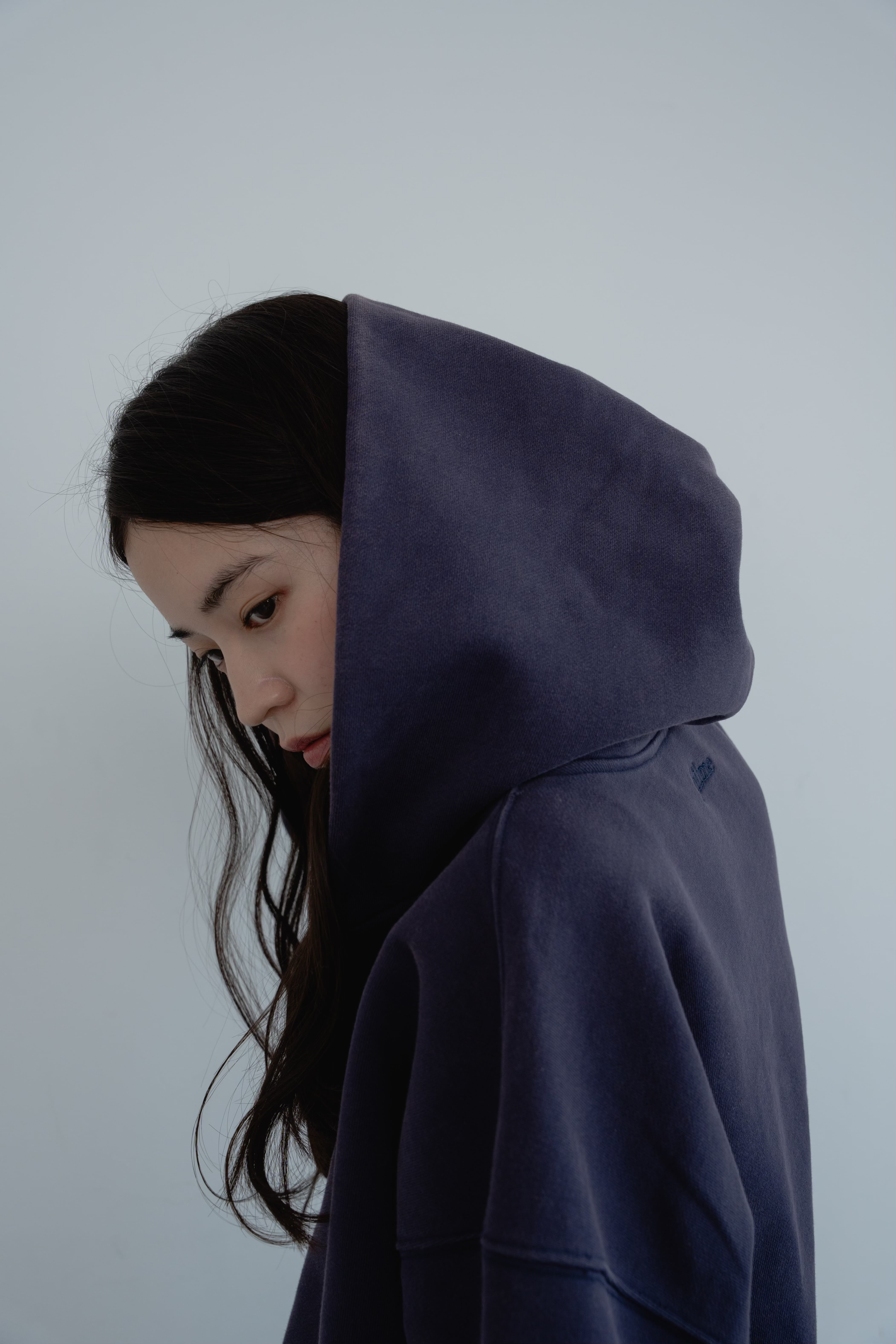 fade cotton zip hoodie | philme