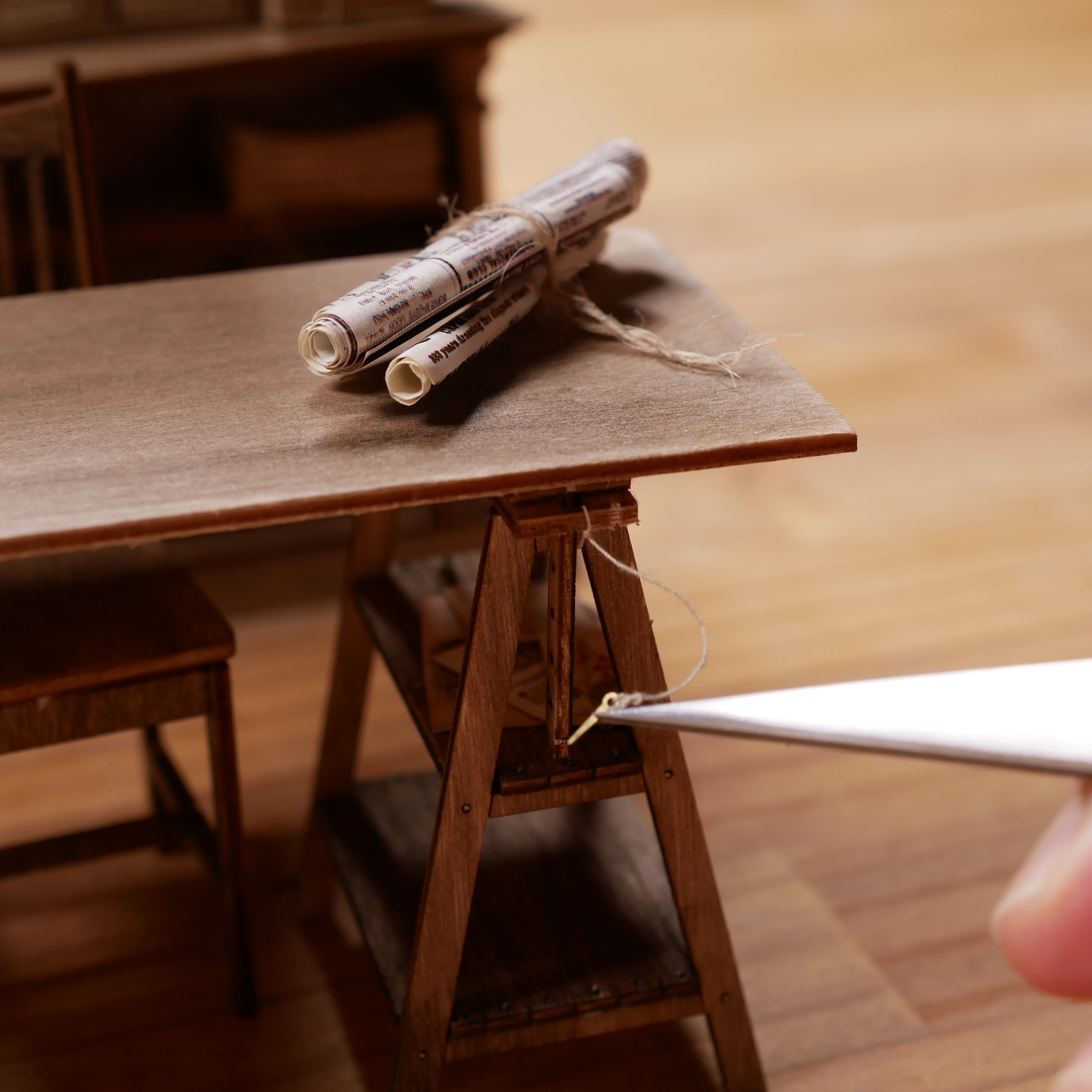 作業台 L031 ミニチュア ドールハウス 手作りキット miniature