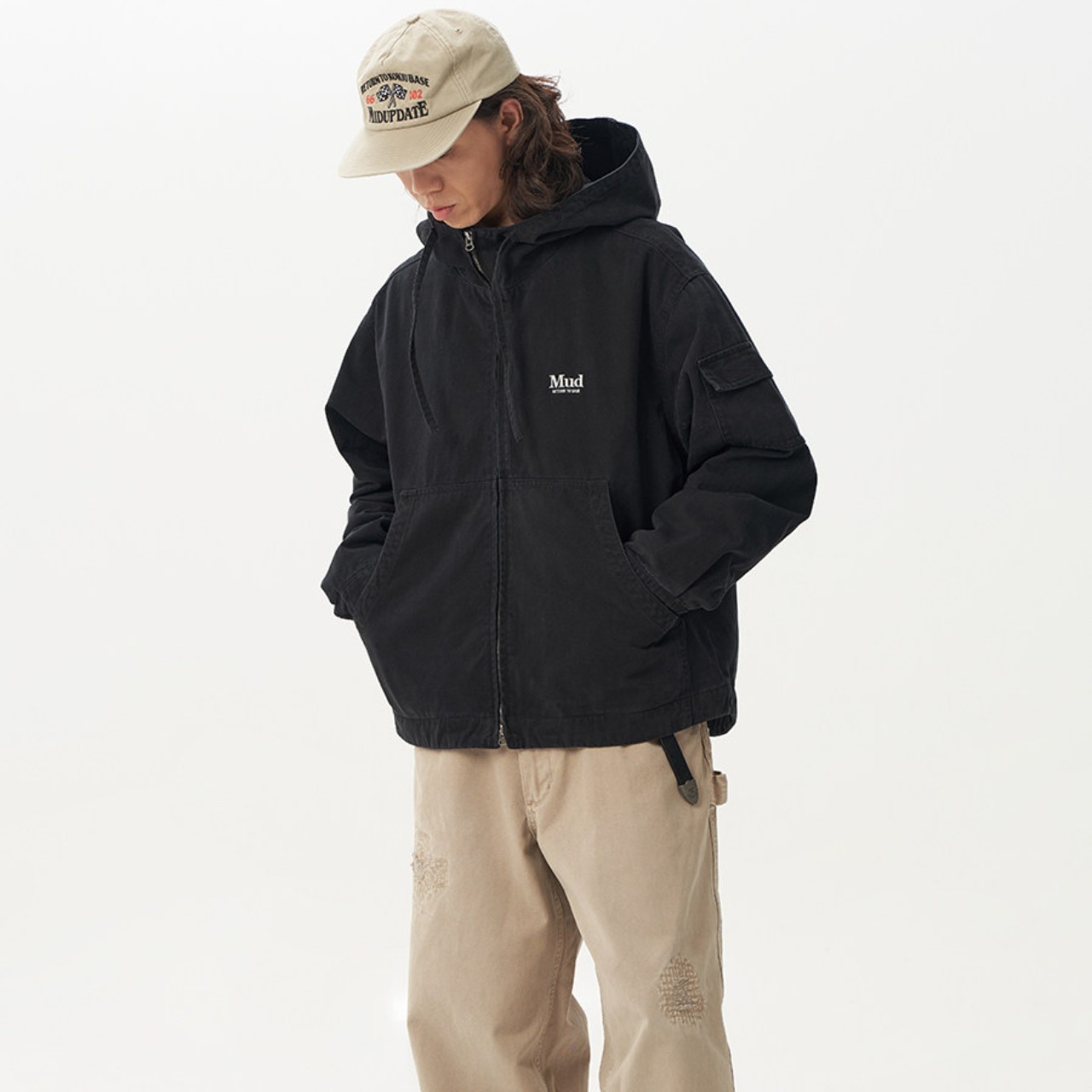 "RETURN TO BASE" フーデッドワークジャケット K5600 - 15