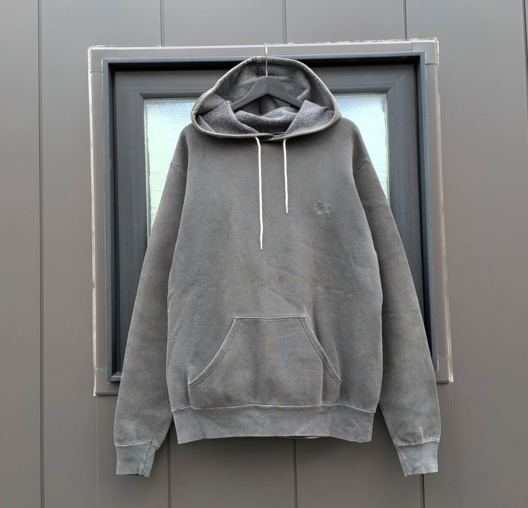 super fade!! old stussy logo 刺繍 sweat foody 小岩店