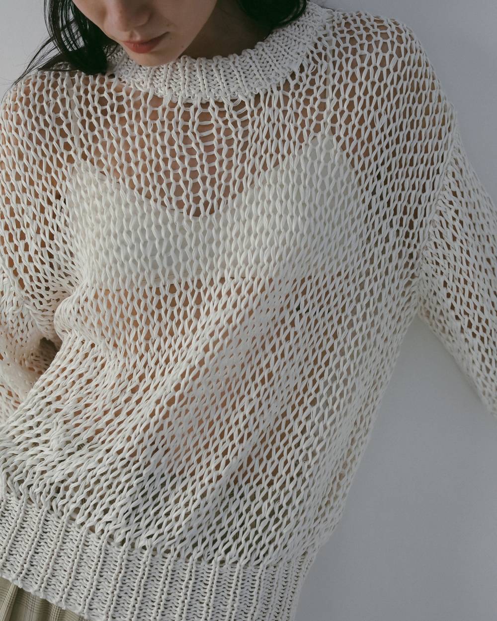 anuke 】Tapeyarn Loose Knit | valance 福井｜レディース セレクト