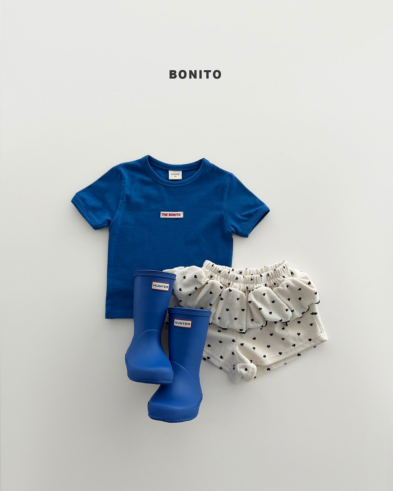[BONITO] Mini heart frill shorts (JS/JM) / [보니토] 미니하트프릴쇼츠 (JS/JM)