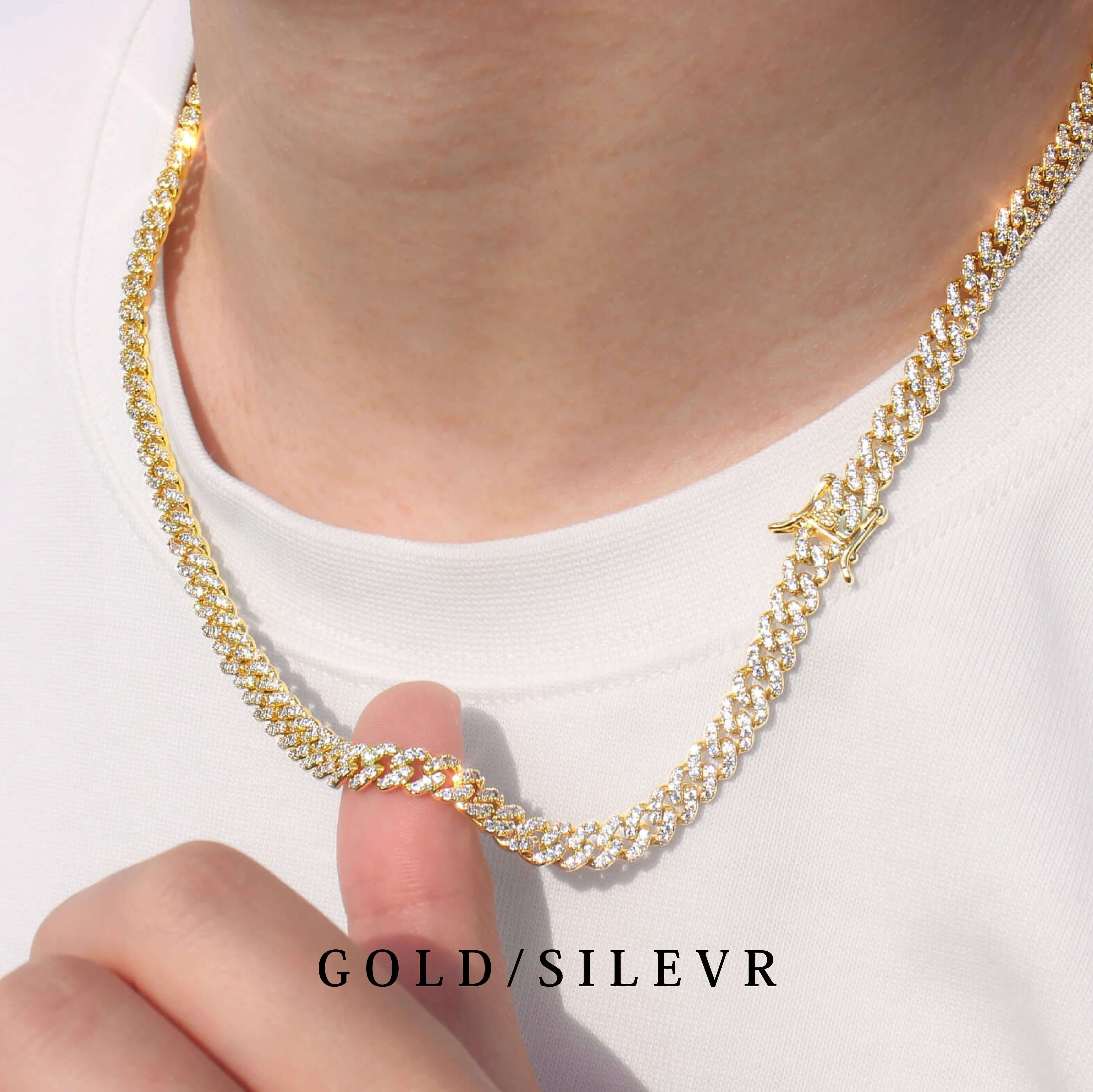 GRILLZJEWELZマイアミネックレス2本セットグリルズジュエルズ10KYG