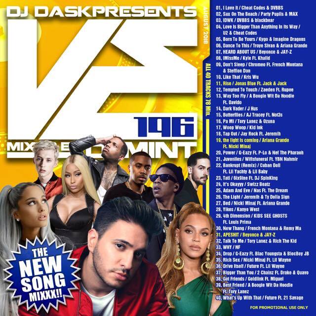 最新！最速！！新譜MIX!!!】DJ Mint / DJ DASK Presents VE196 [VECD