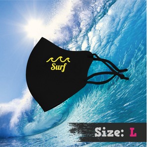 【受注生産】Surf マスク／【L】サイズ（ブラック）