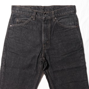極美品 30×30 Levi’s 517 先染め USA 90年 ブラックデニムパンツ Levi’s ブーツカット フレア