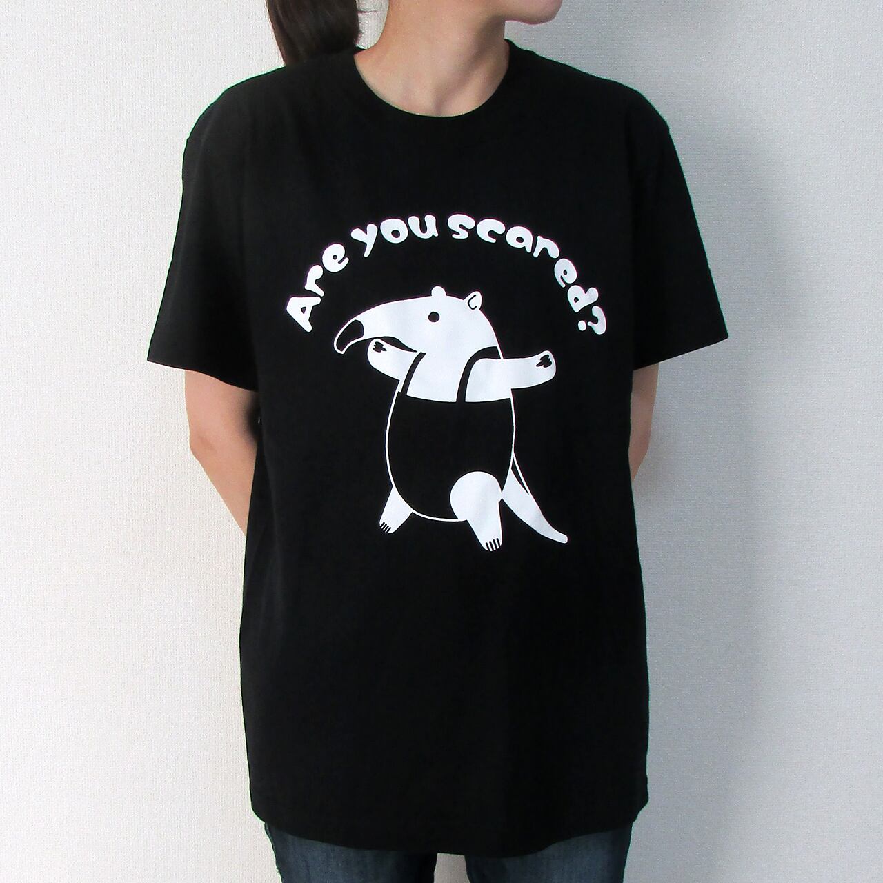 送料無料】ミナミ コアリクイ Are you scared? カラー Tシャツ 全8色