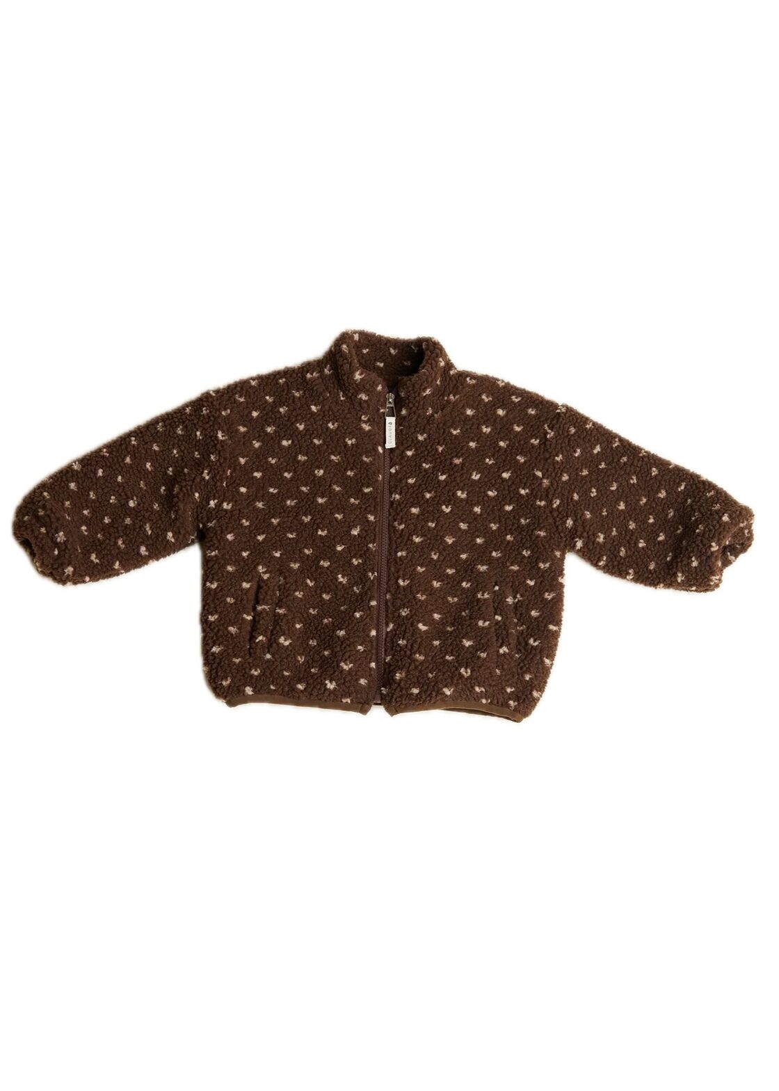 CLAUDE&CO/Drew Chocolate Spot Borg Jacket | PAY ID