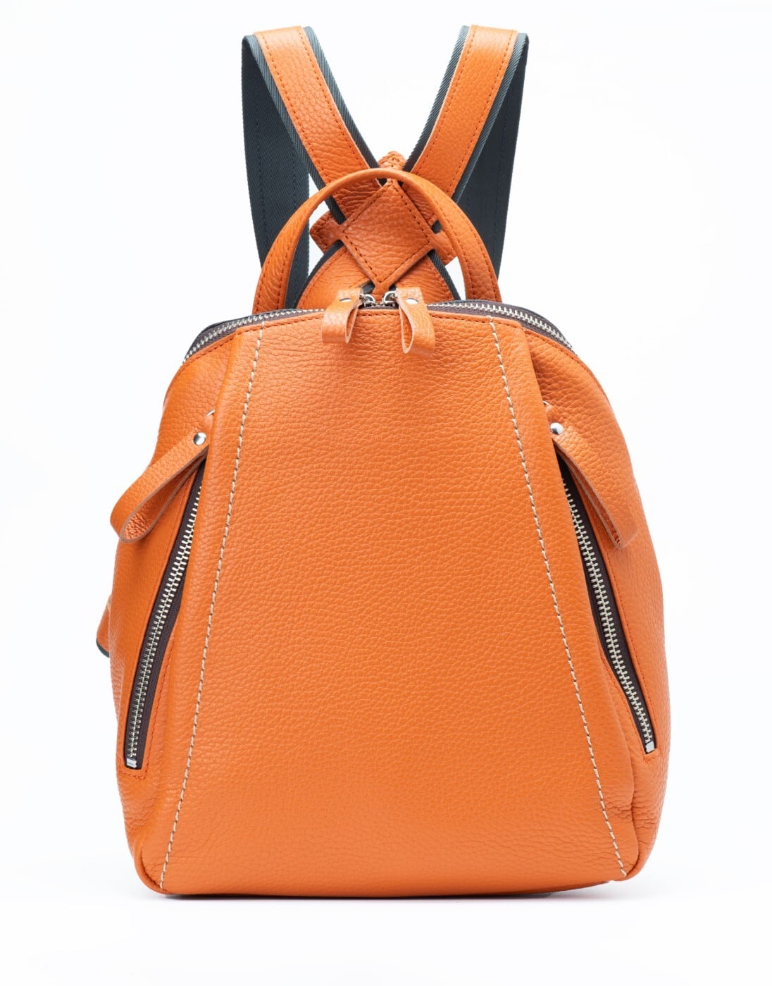 日本製〕GENOVA（IMAIBAG）牛革製・シュリンクヌメ Wジッパー