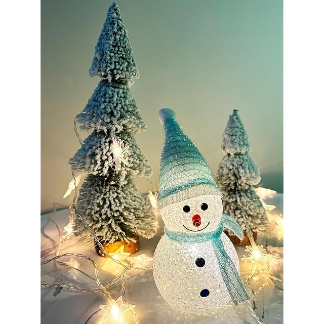 特大 青 LED 雪だるま 立体 イルミネーション クリスマス 3D 電飾