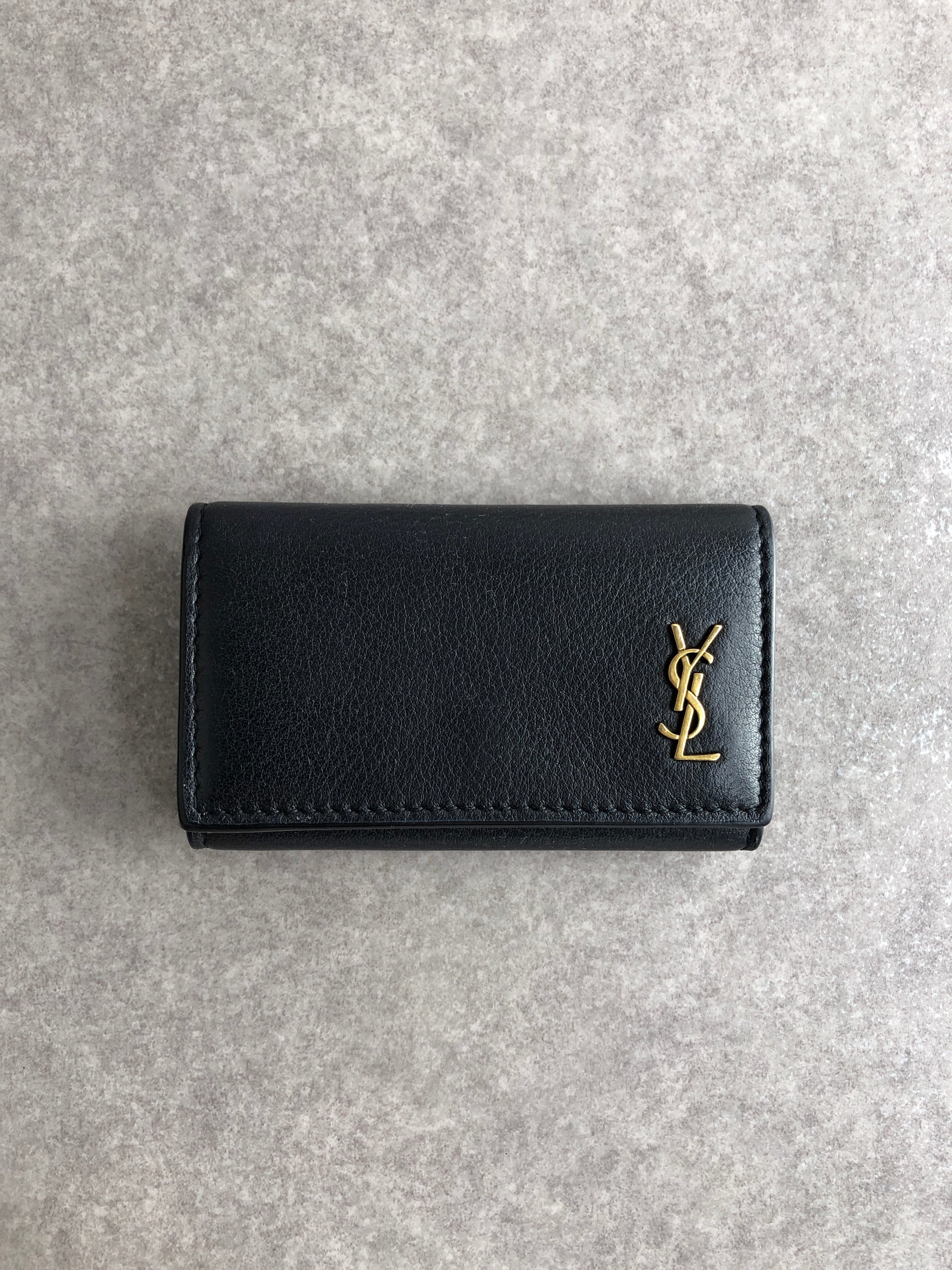 Yves Saint Laurent イヴ・サンローラン キーケース ブラック YSL