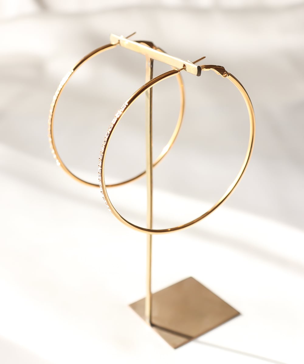 サージカルステンレス フープピアス