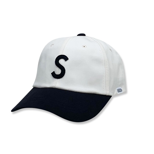 キャップ / SEVENTY FOUR(セブンティーフォー) / 2 TONE BALL CAP(WHITE×BLACK)(STF26SS22)