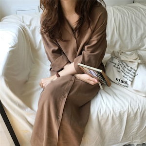 maxi length shirt one piece N20218