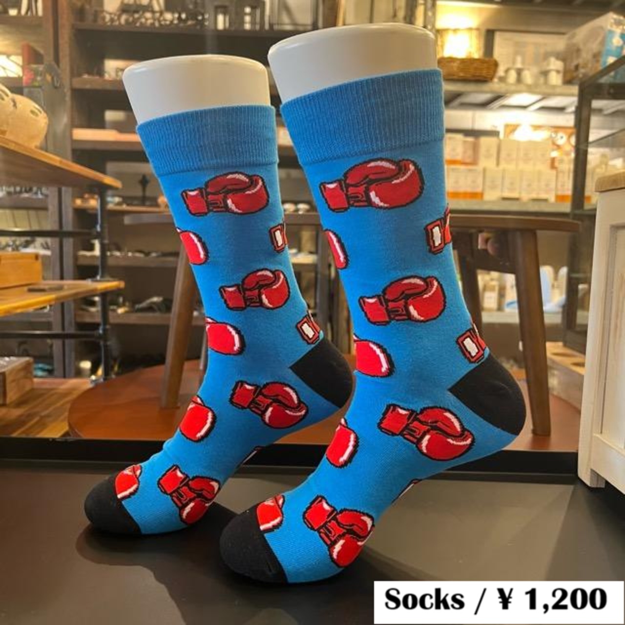 TOPANGA SOCKS Men's　Boxing gloves　靴下　メンズソックス　ボクシンググローブ　ボクシング　足元ファッション　プチギフト