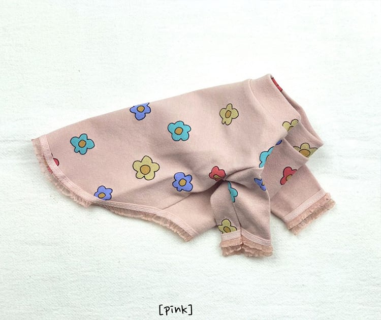 candy t-shirt XS ~ XL 3color / 犬服 春夏 新作 可愛い 犬の服 ストレッチ 長袖 ドッグウェア お揃い ペット top104