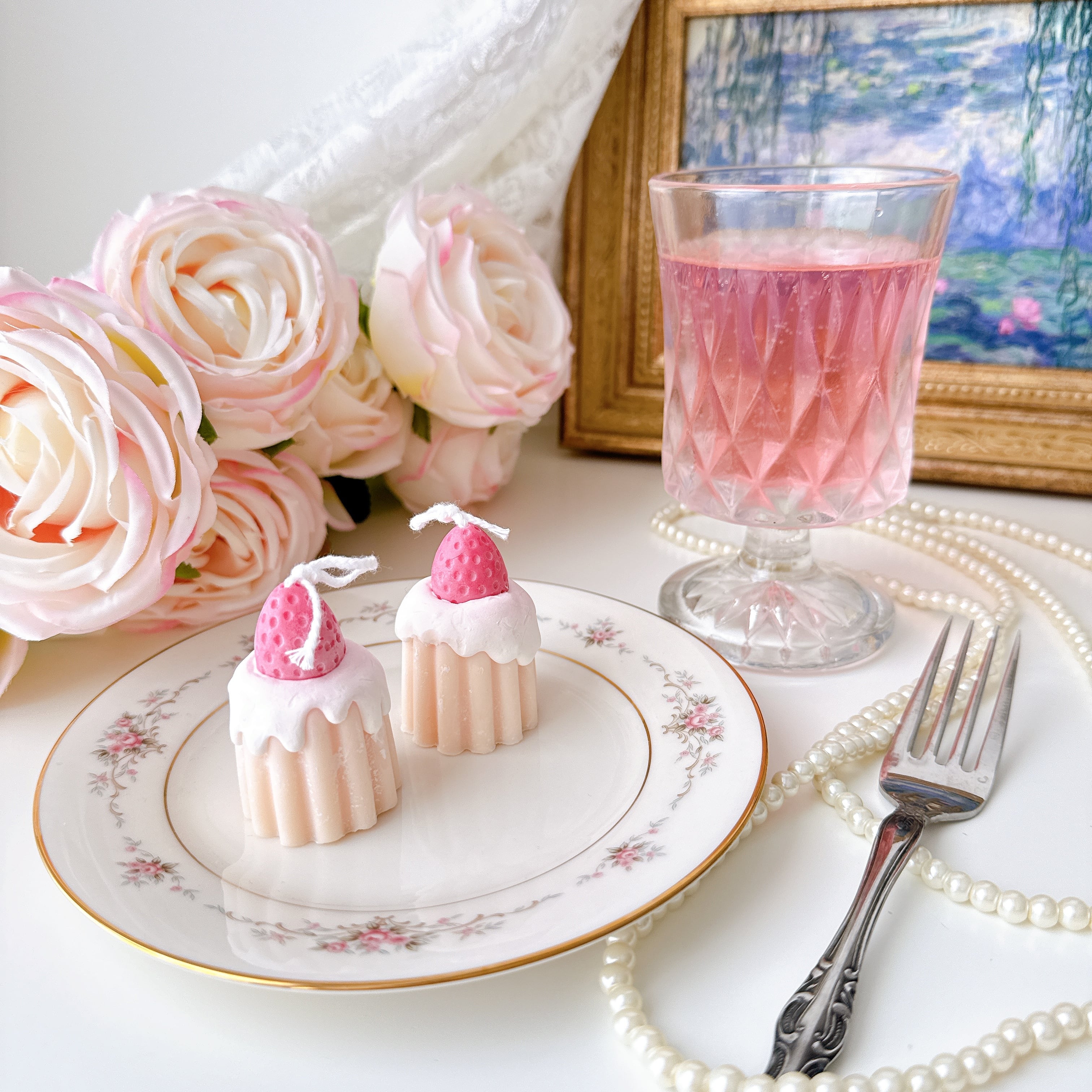 vintage】 Nittoroyal lvory RC オールドノリタケ ローズガーランドの