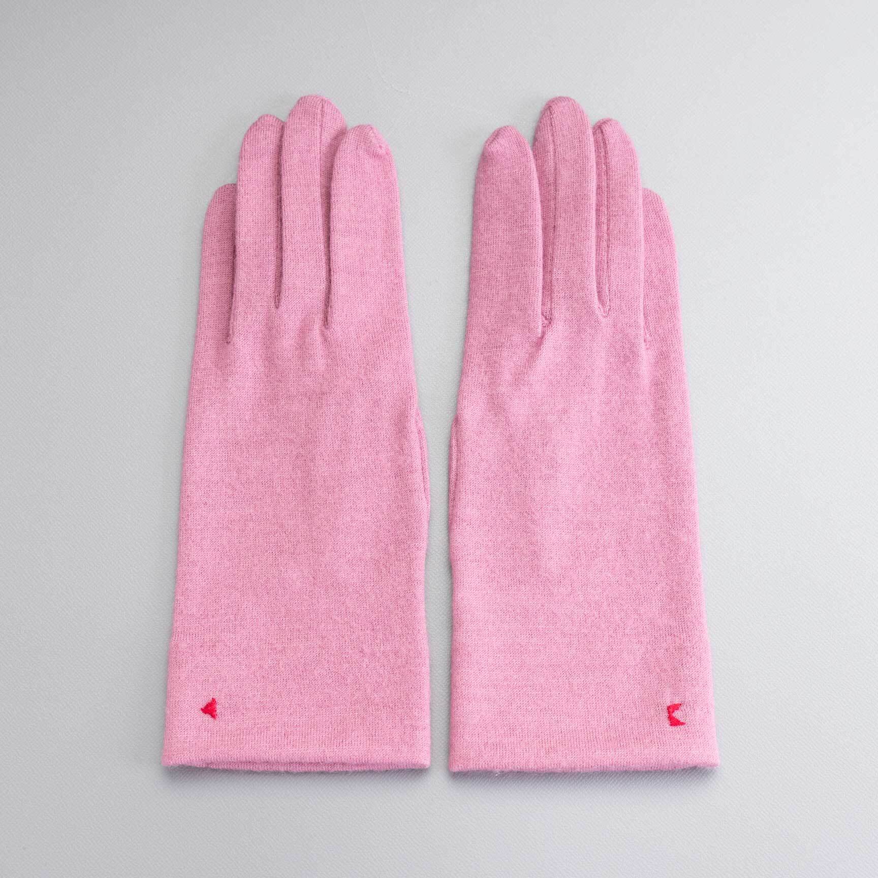 超美品】ルイヴィトン ウール手袋 モノグラム ピンク 希少 派手 冬