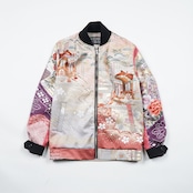 【BJK-M006】XSsize再構築リバーシブル着物ボンバー KIMONO REVERSIBLE BOMBER JACKET