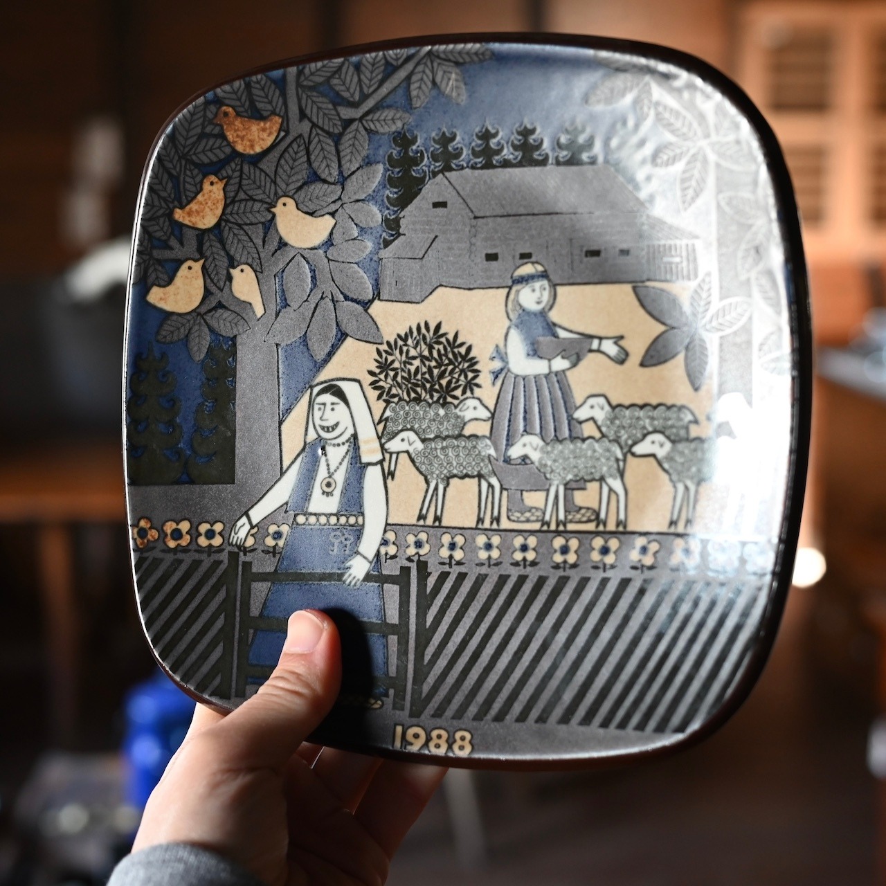 ARABIA Year Plate / アラビア イヤー プレート【A】〈 北欧・フィンランド・食器・皿・アンティーク・ヴィンテージ 〉114249