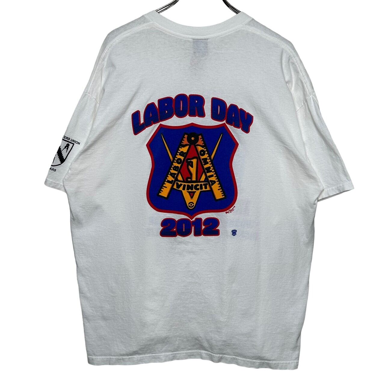 Made in USA】【両面プリント】Classic Platinum 半袖Tシャツ XL 