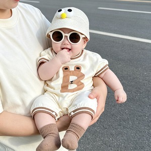 【BABY】Bロゴ半袖ロンパース