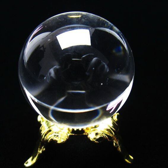 水晶 スフィア 丸玉 ブラジル産 24mm 一点物 141-6424
