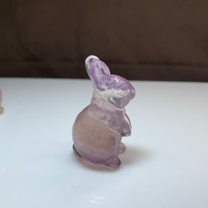 8.可愛いうさぎさん☆カラフルフローライトうさぎさん