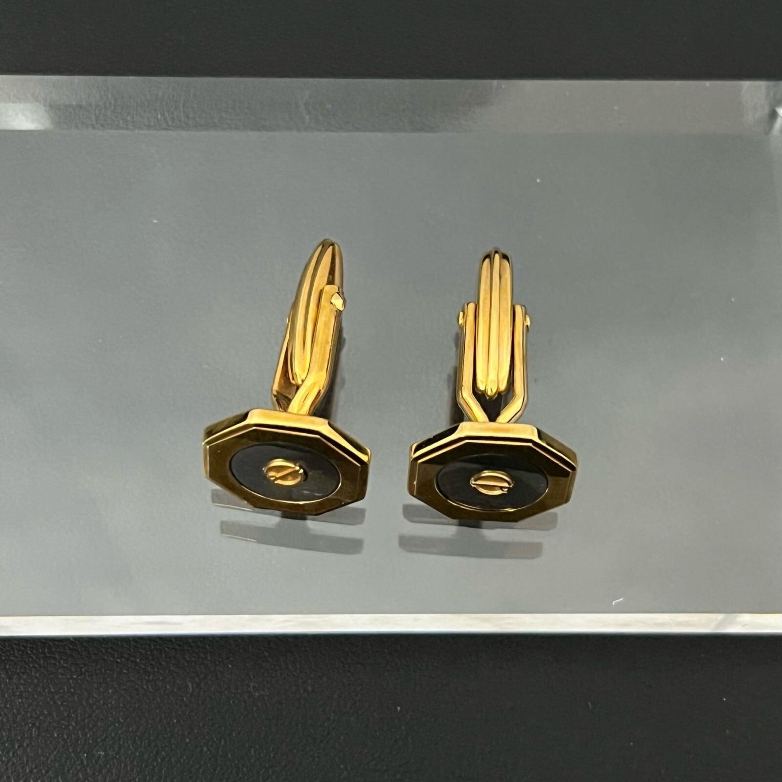 dunhill】ダンヒル 箱付き カフス＆タイピンセット ゴールド メンズ