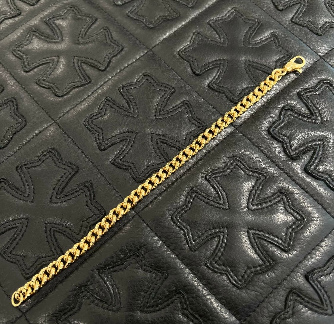 CHROME HEARTS 22K Extra Mini Fancy Chain Bracelet クロムハーツ 22K
